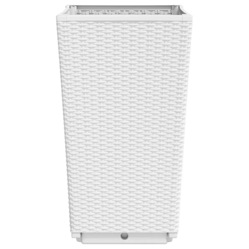 Sodo loveliai, 2vnt., baltos spalvos, 32,5x32,5x57cm, PP