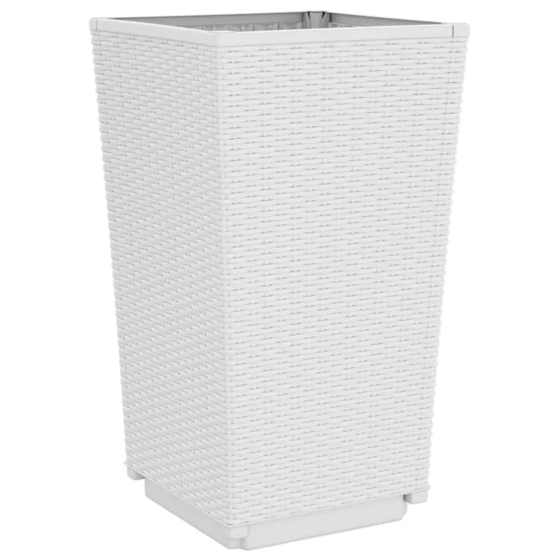 Sodo loveliai, 2vnt., baltos spalvos, 32,5x32,5x57cm, PP
