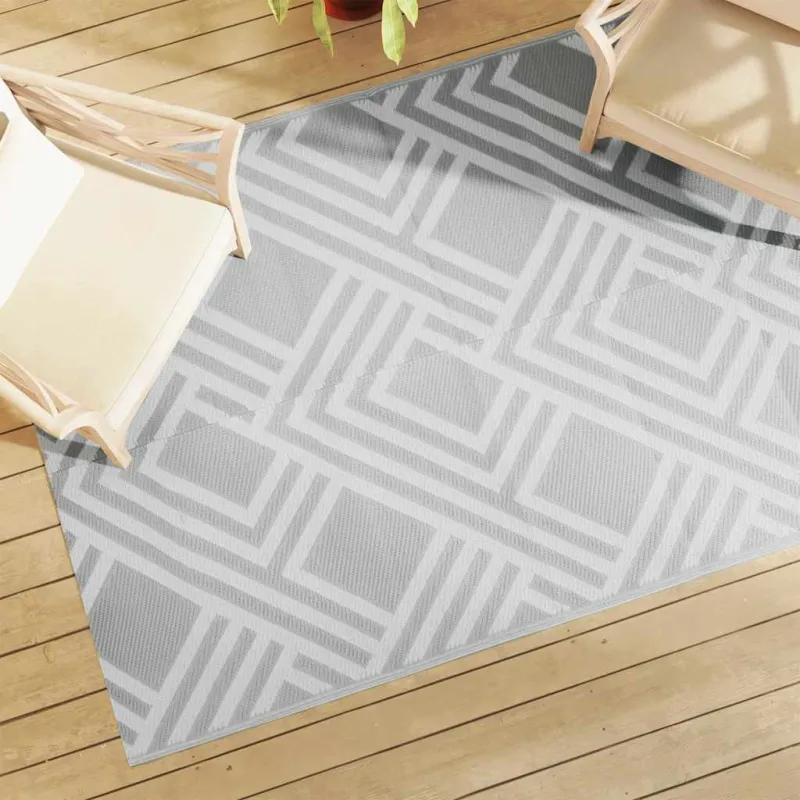 Lauko kilimas, ARAKIL pilkos spalvos, 140x200 cm, PP
