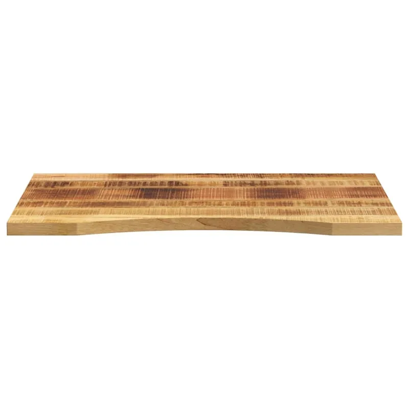 stalviršis su išlenkta 80x50x2,5 cm medžio masyvo grubus mango