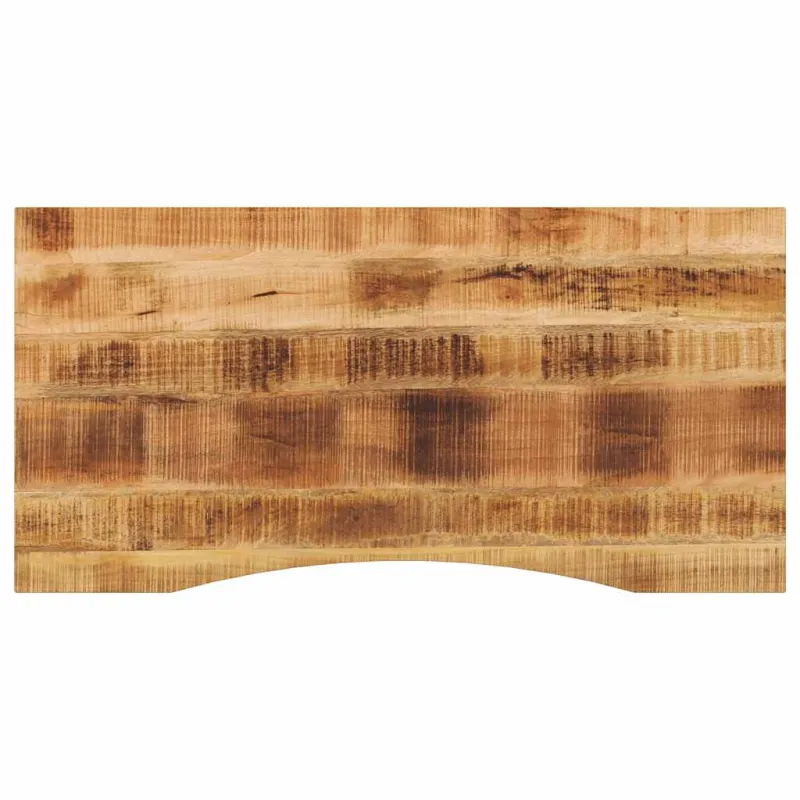 Rašomojo stalo stalviršis su linkiu, 120x50x2,5 cm, mango