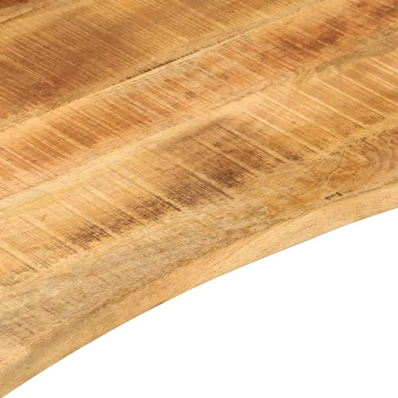 stalviršis su išlenkta 110x80x2,5 cm medžio masyvo grubus mango