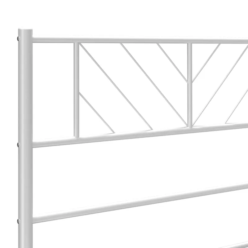 Metalinis pakaitinis galvūgalis, baltos spalvos, 75cm