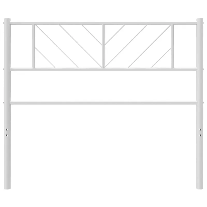 Metalinis pakaitinis galvūgalis, baltos spalvos, 90cm
