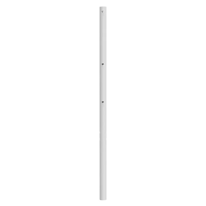 Metalinis pakaitinis galvūgalis, baltos spalvos, 90cm