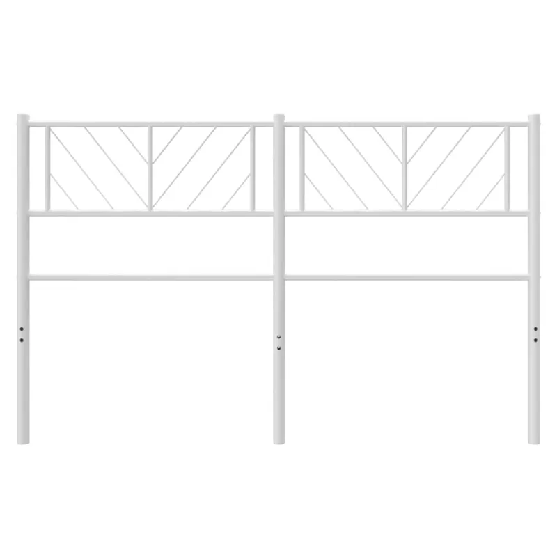 Metalinis pakaitinis galvūgalis, baltos spalvos, 120cm