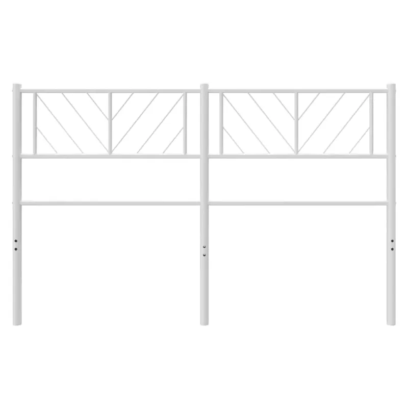 Metalinis pakaitinis galvūgalis, baltos spalvos, 135cm