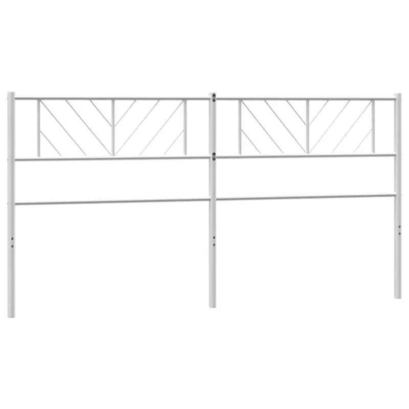 Metalinis pakaitinis galvūgalis, baltos spalvos, 193cm