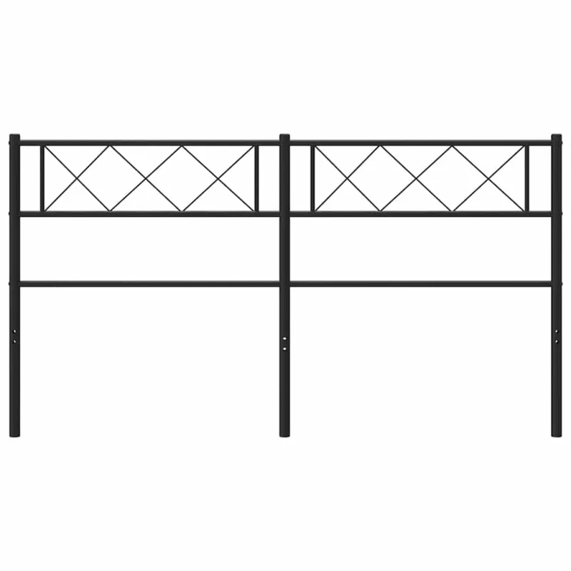 Metalinis pakaitinis galvūgalis, juodos spalvos, 120cm