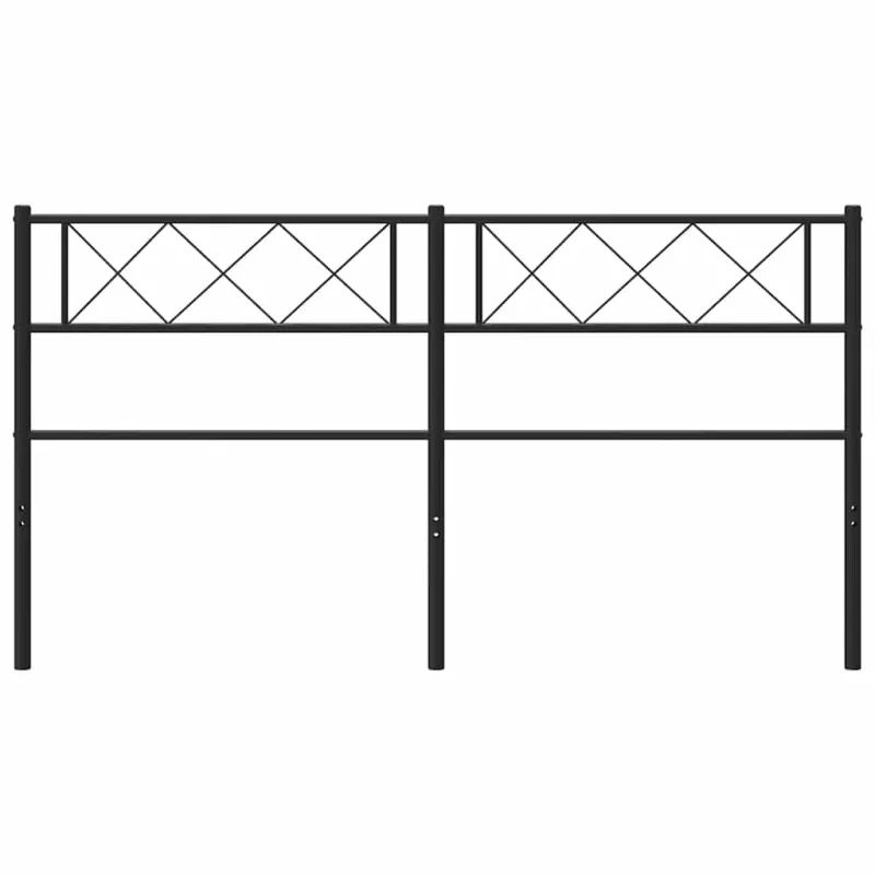 Metalinis pakaitinis galvūgalis, juodos spalvos, 135cm