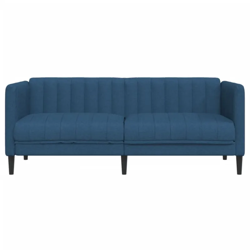 Dvivietė sofa, mėlynos spalvos, audinys