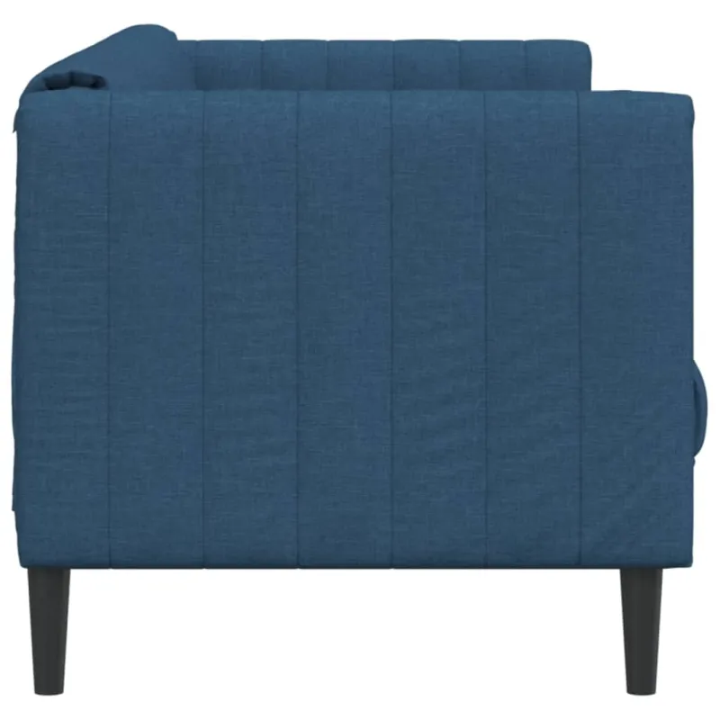 Dvivietė sofa, mėlynos spalvos, audinys