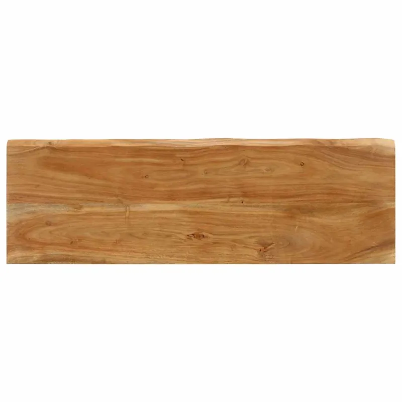 Suoliukas su gyvu kraštu, 105cm, akacijos medienos masyvas