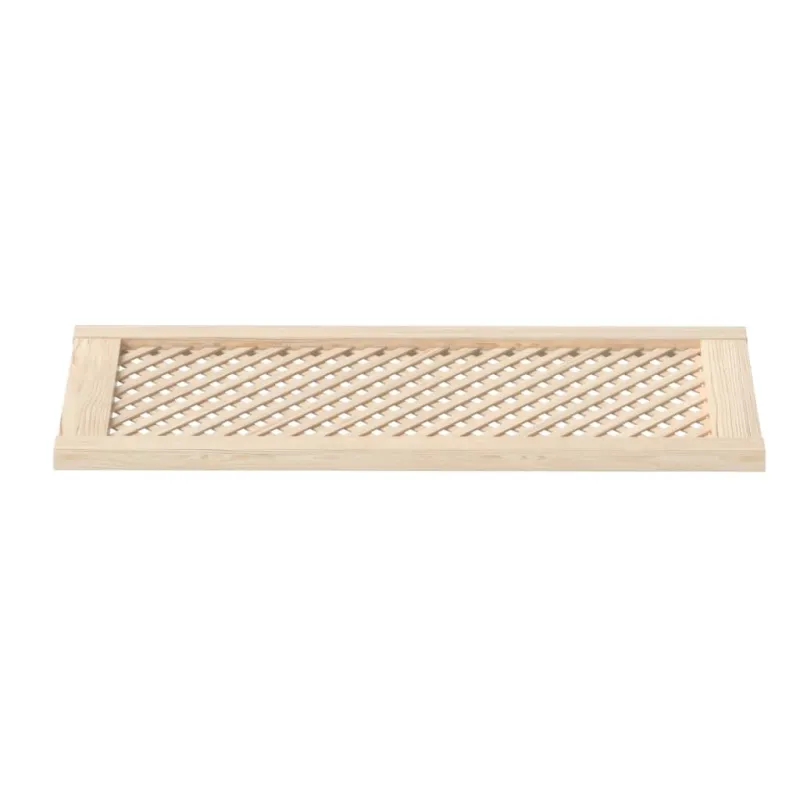 Spintelės durelės, 2vnt., 39,5x99cm, pušis, grotelių dizaino