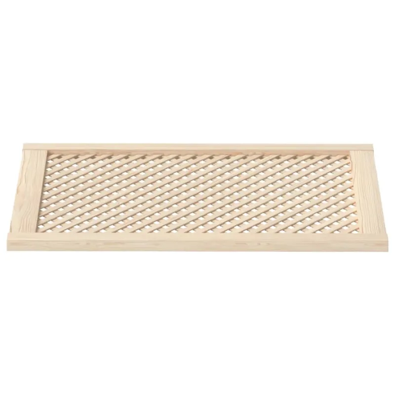 Spintelės durelės, 2vnt., 59,5x99cm, pušis, grotelių dizaino