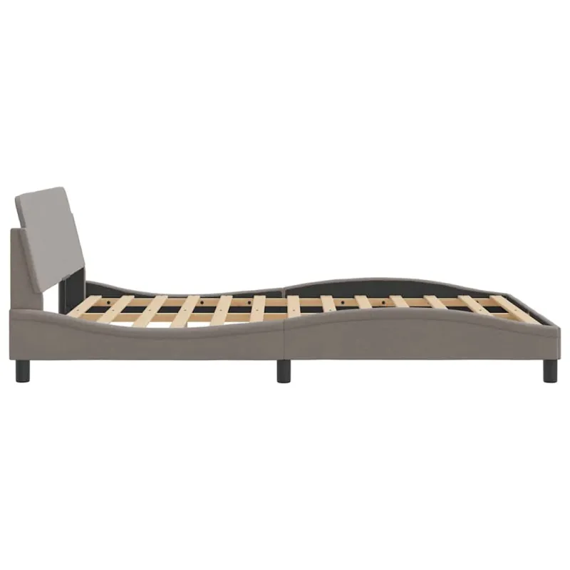 Lovos rėmas, Dover, taupe spalvos, 140x190cm, audinys