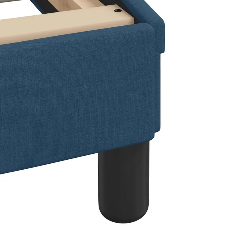 Lovos rėmas su galvūgaliu Dover mėlynas 140x200cm audinys