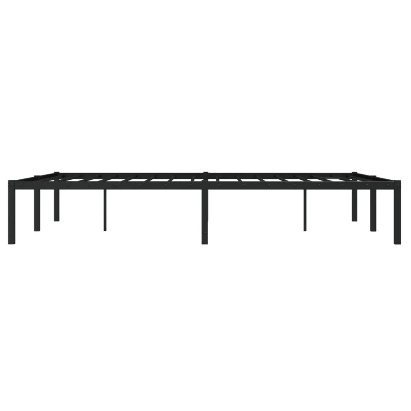 Metalinis lovos rėmas, juodos spalvos, 135x190cm