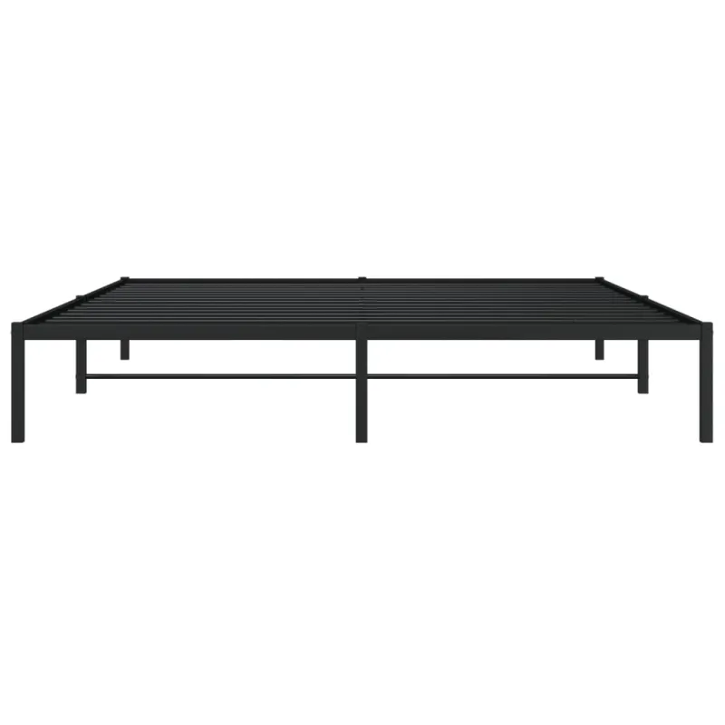 Metalinis lovos rėmas, juodos spalvos, 183x213cm