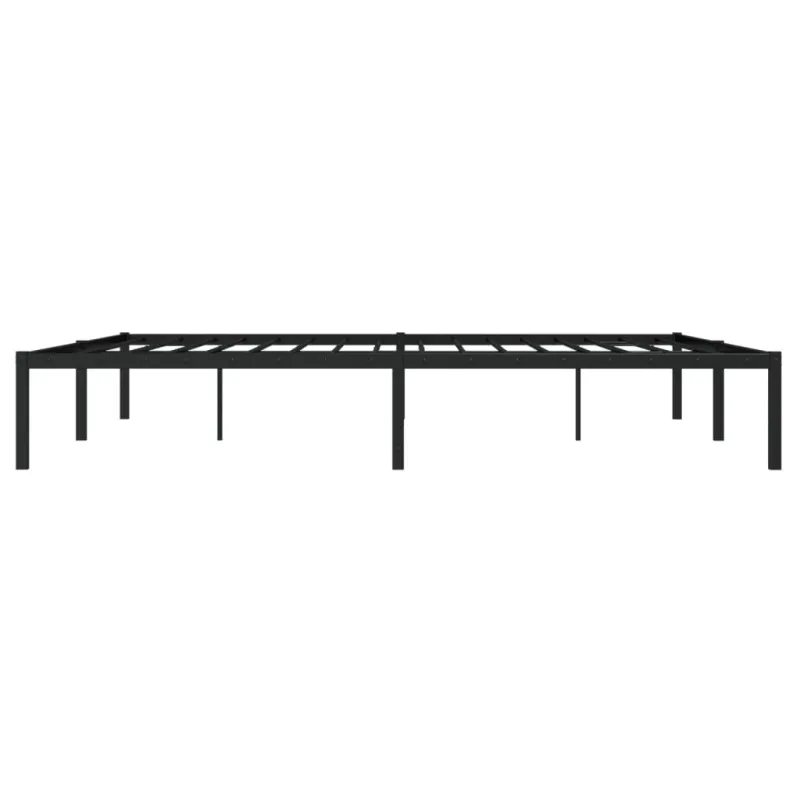 Metalinis lovos rėmas, juodos spalvos, 183x213cm
