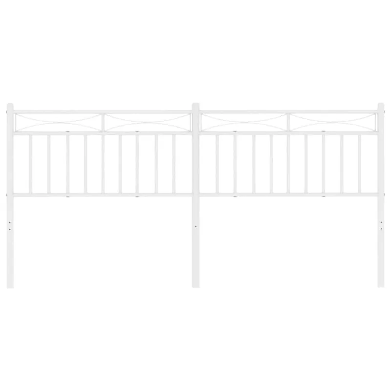 Metalinis pakaitinis galvūgalis, baltos spalvos, 193cm