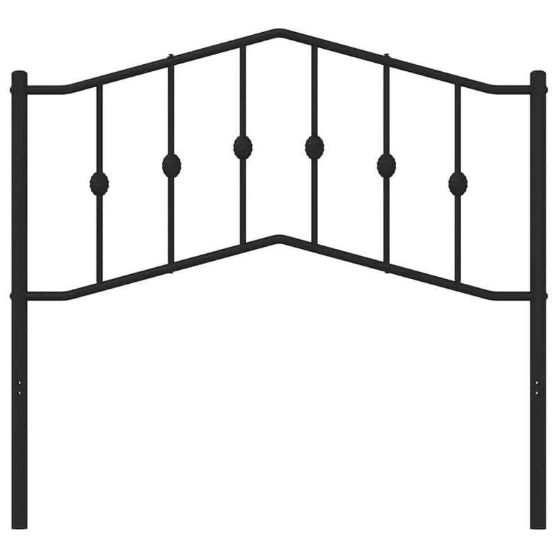Metalinis pakaitinis galvūgalis, juodos spalvos, 100cm
