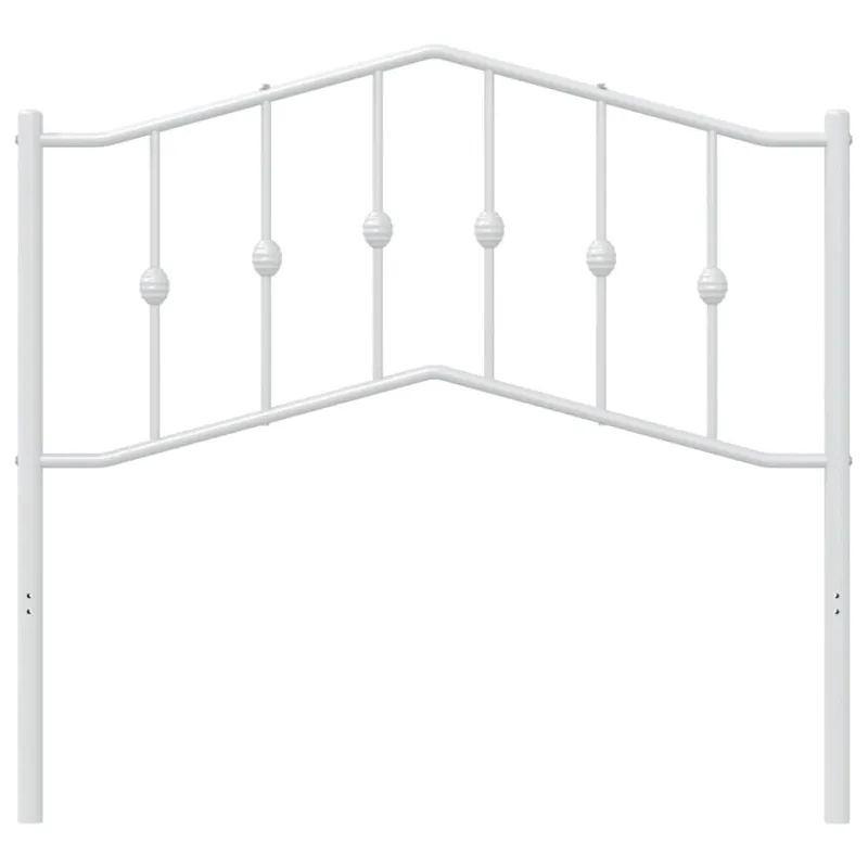 Metalinis pakaitinis galvūgalis, baltos spalvos, 100cm
