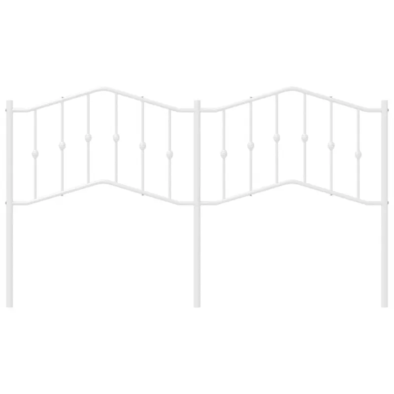 Metalinis pakaitinis galvūgalis, baltos spalvos, 180cm