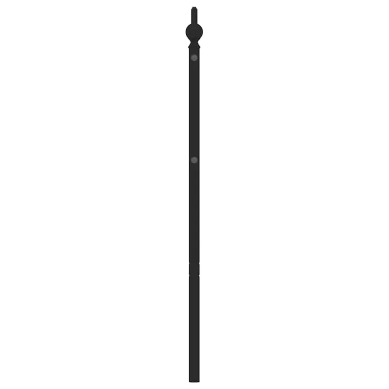 Metalinis pakaitinis galvūgalis, juodos spalvos, 193cm