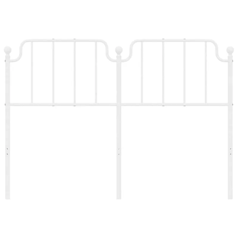 Metalinis pakaitinis galvūgalis, baltos spalvos, 150cm