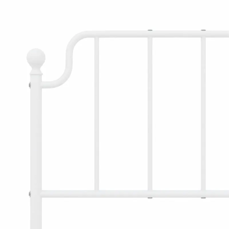 Metalinis pakaitinis galvūgalis, baltos spalvos, 150cm