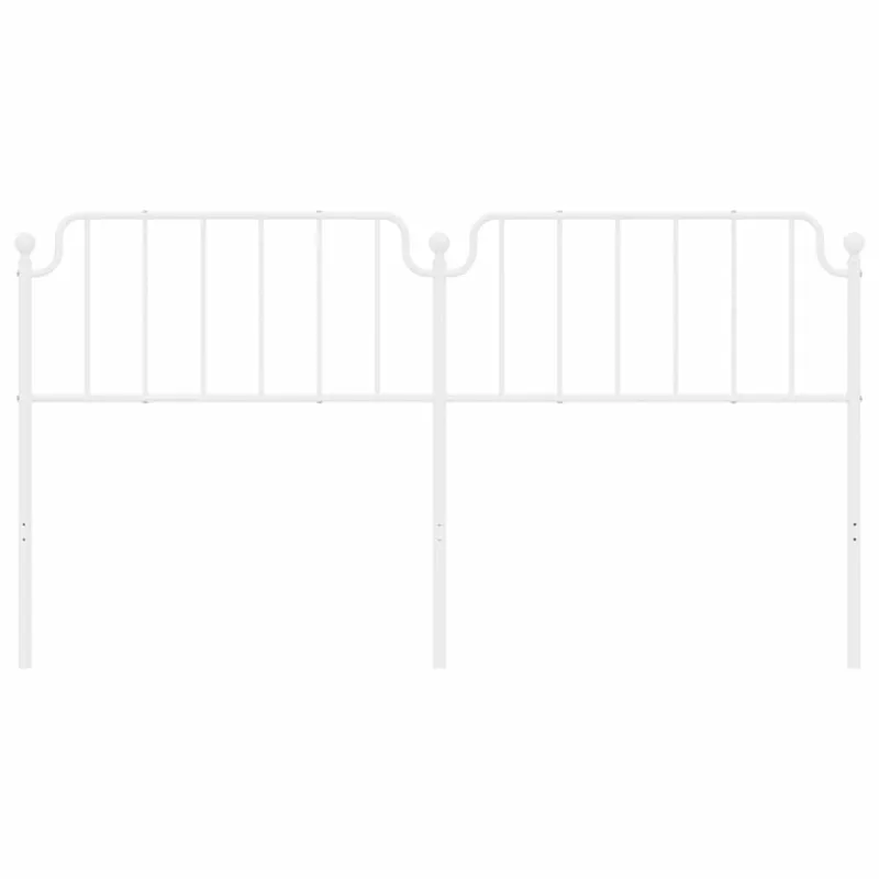 Metalinis pakaitinis galvūgalis, baltos spalvos, 180cm