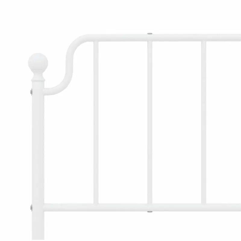 Metalinis pakaitinis galvūgalis, baltos spalvos, 180cm