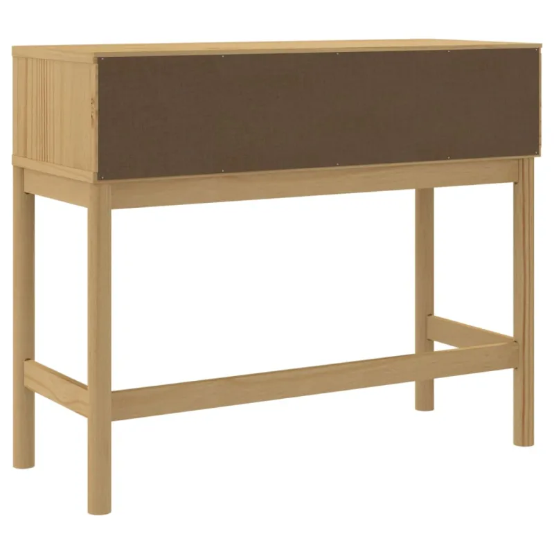 Konsolinis staliukas FLORO, vaško rudas, 89,5x36,5x73cm, pušis