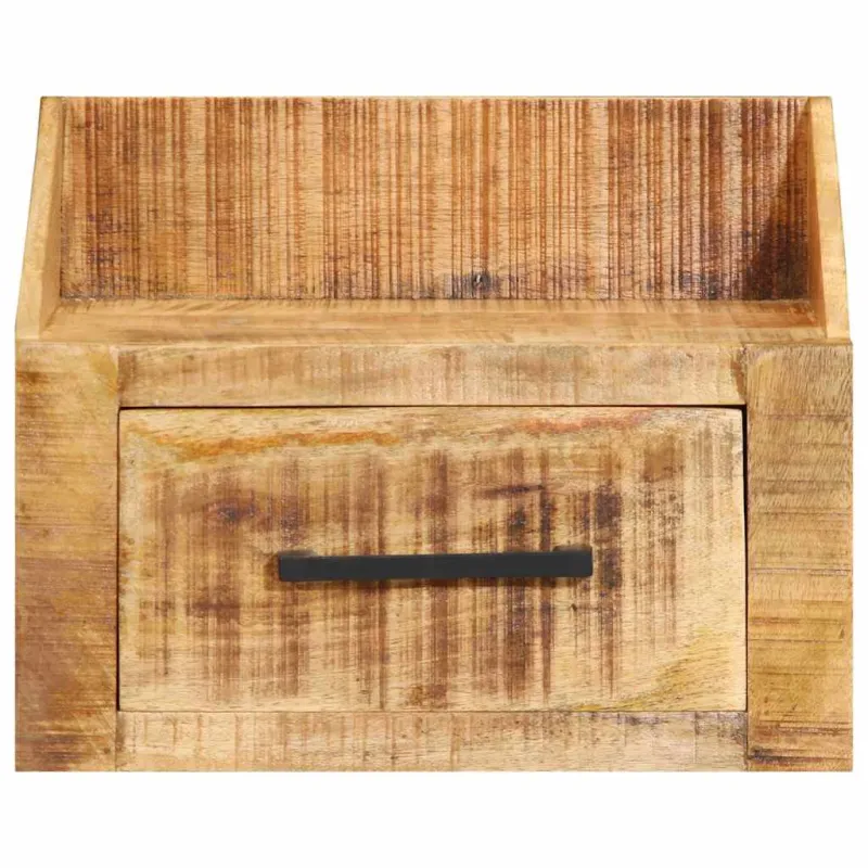 Šalia lovos spintelė Ruda 40 x 30 x 30 cm Kietas mango medis