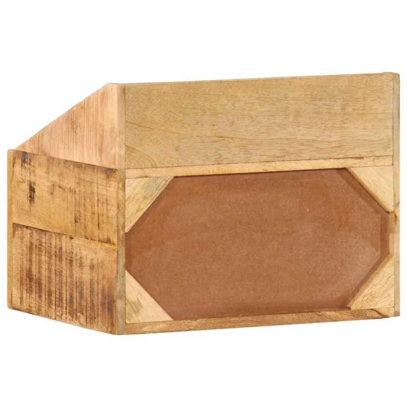 Šalia lovos spintelė Ruda 40 x 30 x 30 cm Kietas mango medis