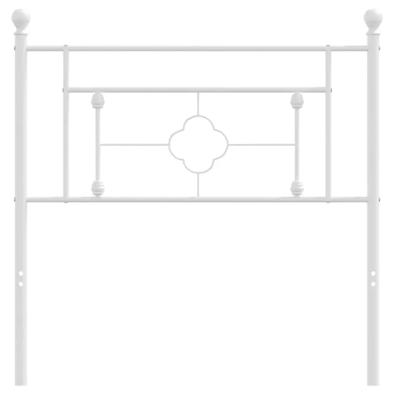 Metalinis pakaitinis galvūgalis, baltos spalvos, 100cm