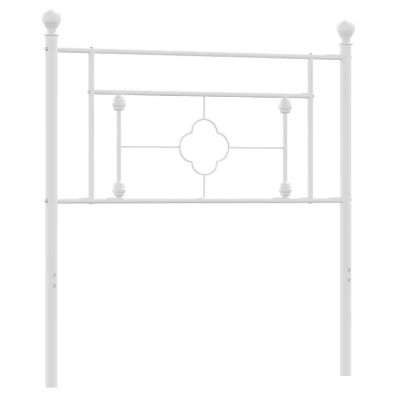 Metalinis pakaitinis galvūgalis, baltos spalvos, 100cm
