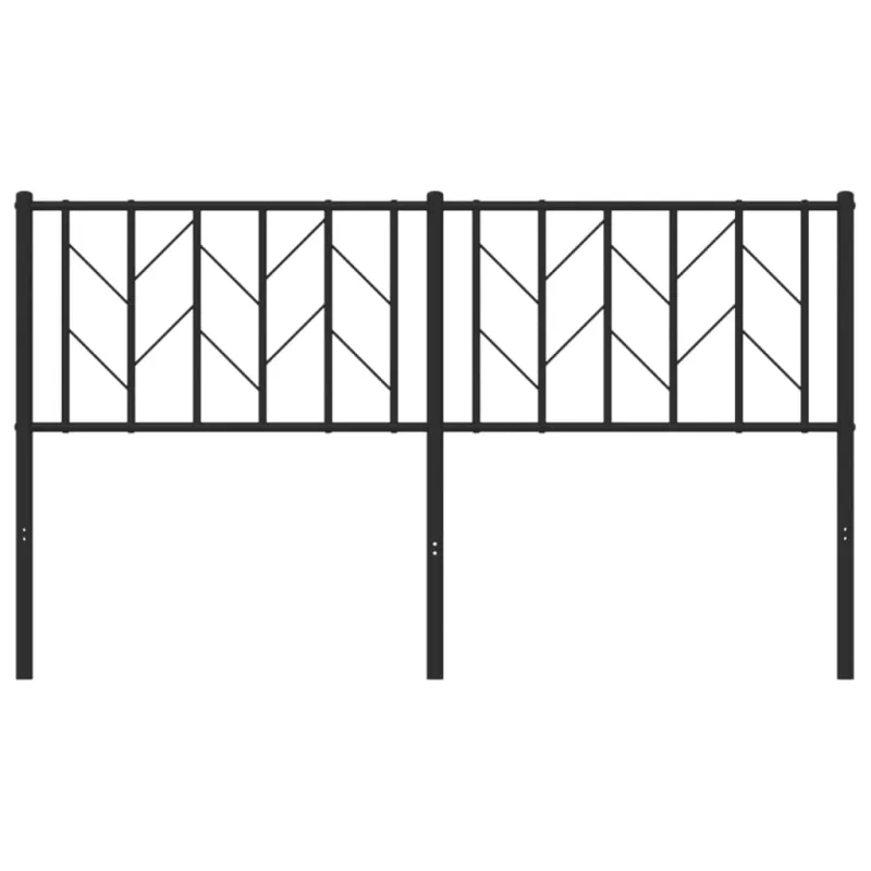 Metalinis pakaitinis galvūgalis, juodos spalvos, 150cm