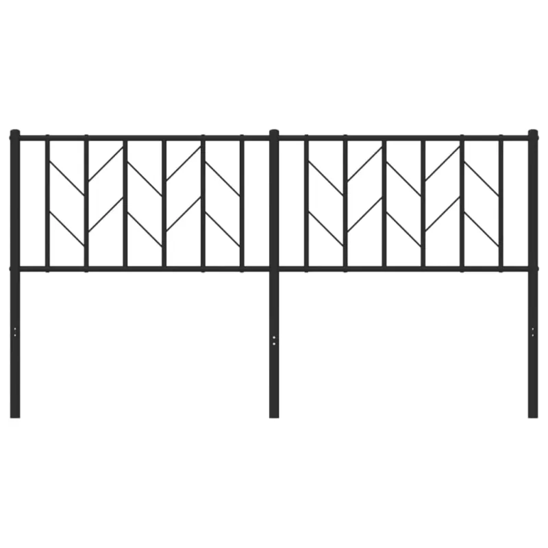 Metalinis pakaitinis galvūgalis, juodos spalvos, 160cm