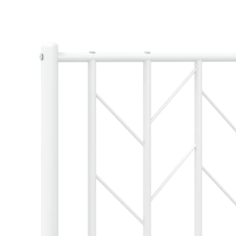 Metalinis pakaitinis galvūgalis, baltos spalvos, 180cm