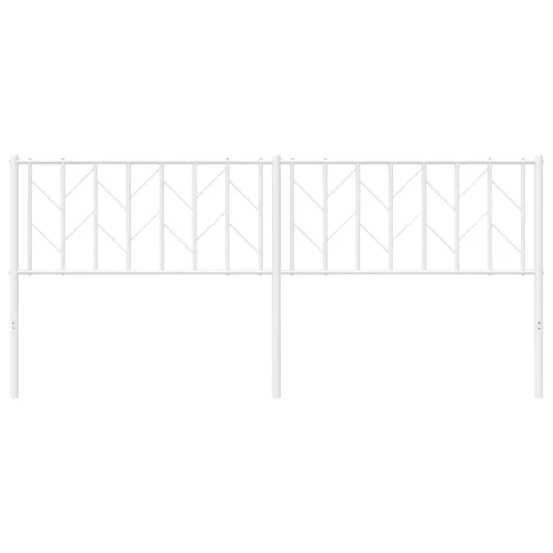 Metalinis pakaitinis galvūgalis, baltos spalvos, 193cm