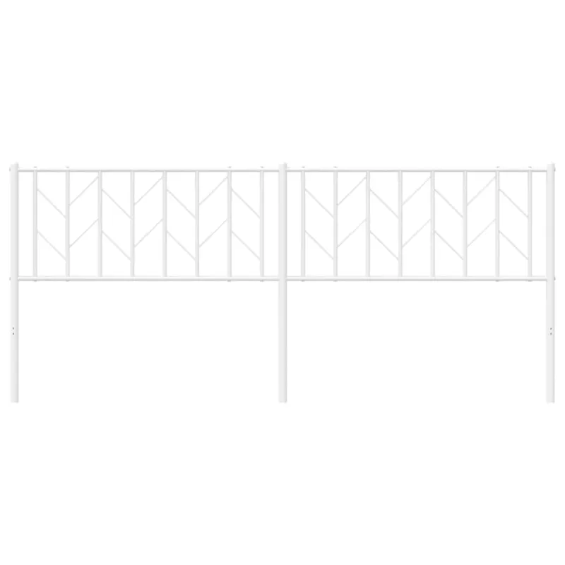 Metalinis pakaitinis galvūgalis, baltos spalvos, 200cm