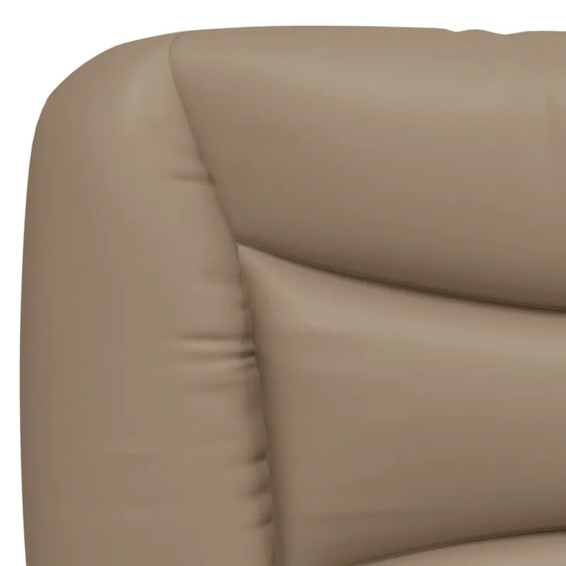 Galvūgalio pagalvėlė, Hvar, kapučino spalvos, 80 cm, dirbtinė oda