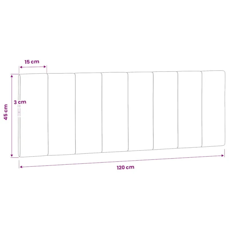 Galvūgalio pagalvėlė, Hanko, juodos spalvos, 120cm, aksomas