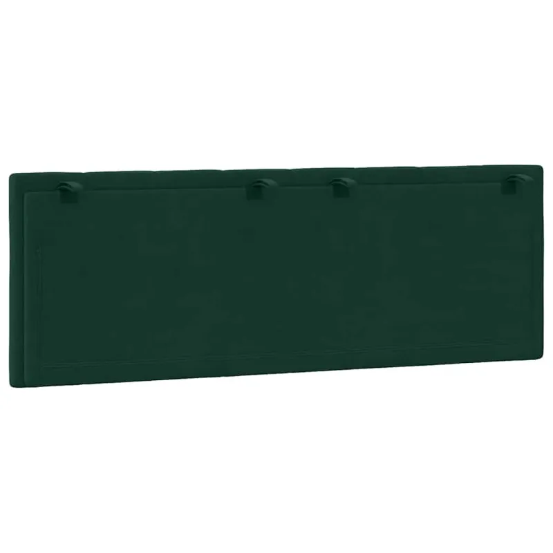 Galvūgalio pagalvėlė, Hanko, tamsiai žalios spalvos, 120cm, aksomas