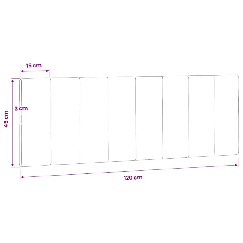 Galvūgalio pagalvėlė, Hanko, tamsiai žalios spalvos, 120cm, aksomas