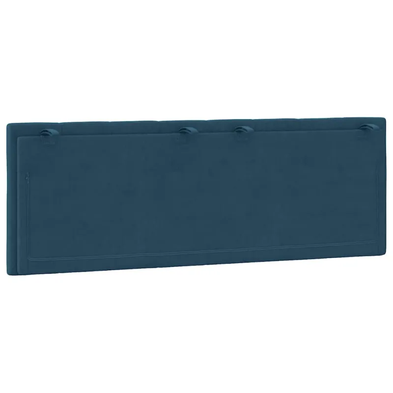Galvūgalio pagalvėlė, Hanko, mėlynos spalvos, 120cm, aksomas