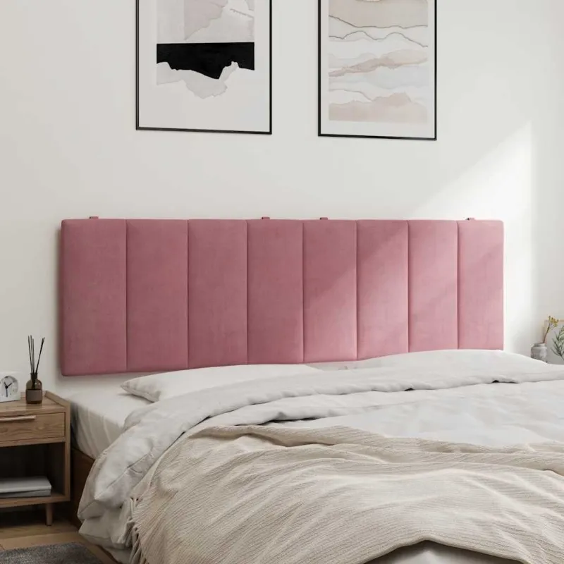 Galvūgalio pagalvėlė, Hanko, rožinės spalvos, 160cm, aksomas