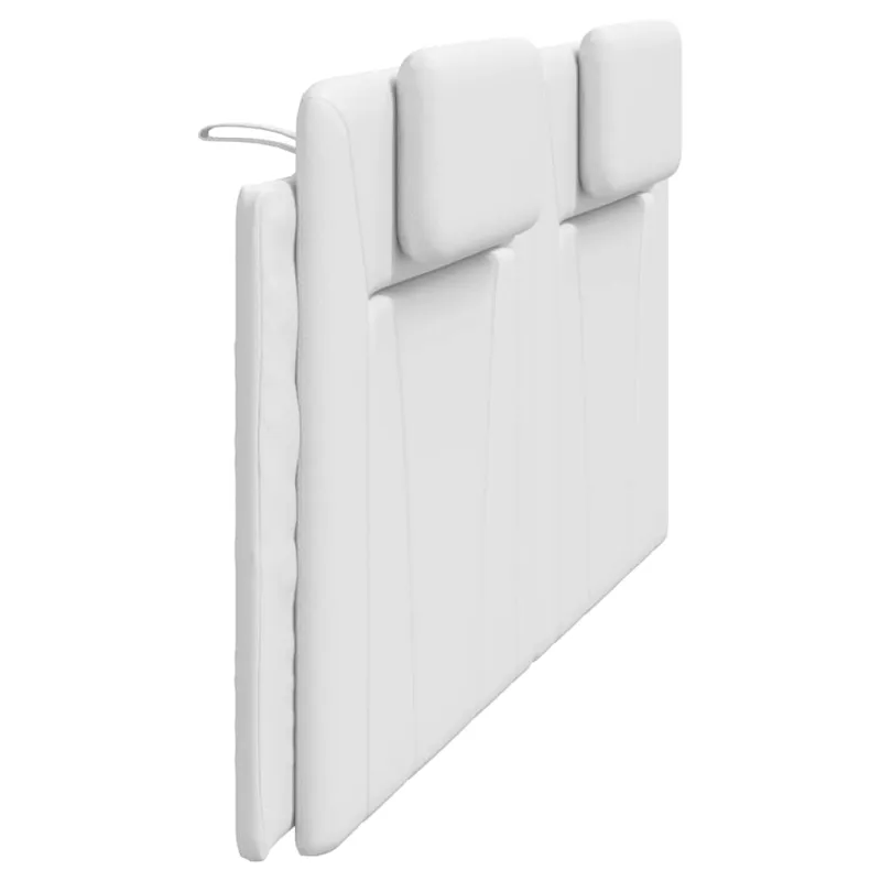 Galvūgalio pagalvėlė, Viana, baltos spalvos, 200cm, dirbtinė oda